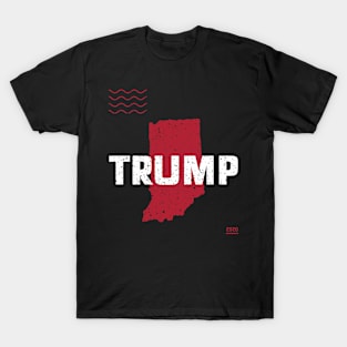 Trump Indiana 2020 - Red Wave, Red State T-Shirt